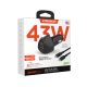 HyperGear Ładowarka 43W DUAL z kablem USB-C - USB-C -zdjęcie numer 1