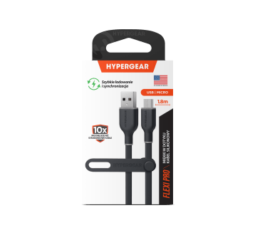Kabel HyperGear micro USB Silicone PRO 1.8m