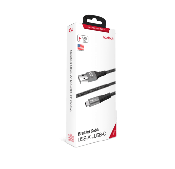 Kabel Naztech USB-A - USB-C 1.2m