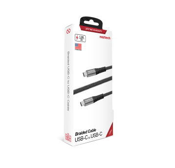 Kabel Naztech USB-C - USB-C 1.2m