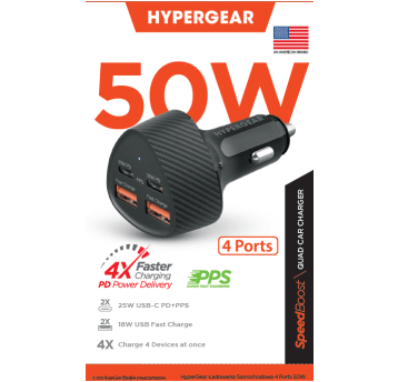 Ładowarka HyperGear 4 ports 50W