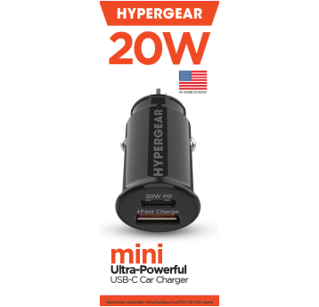 Ładowarka HyperGear DUAL PD/USB 20W czarna