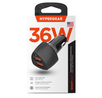 Ładowarka HyperGear DUAL USB 36W
