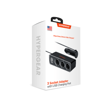 Trójnik gniazda zapalniczki z USB