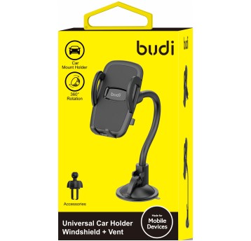 Uchwyt uniwersalny Budi szyba/went